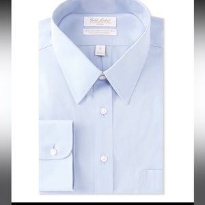 Gold Label Roundtree & Yorke light blue dress shirt size 18 1/2/37tall